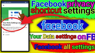 Your data on facebook= part 3||Facebook privacy settings