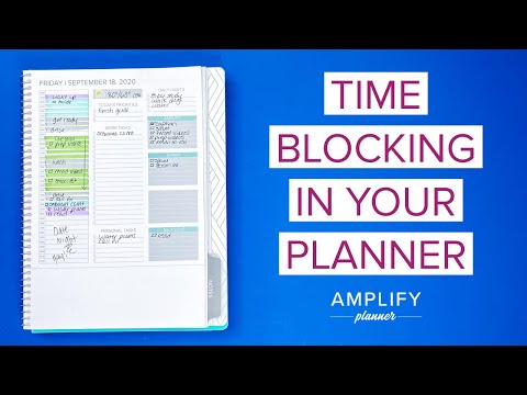 Time Block Planning | Amplify Planner