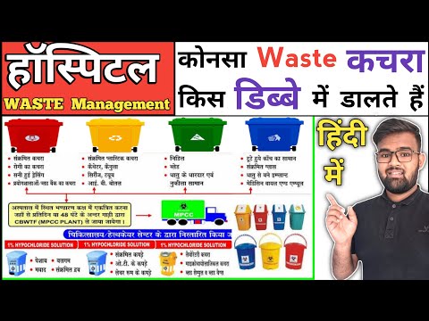 Hospital Waste Management | Biomedical Waste Management in Hindi | Hospital Dustbin | Hospital Waste