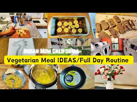 How To Balance Home And Life | Realistic Productive Day| Vegetarian Meal IDEAS |