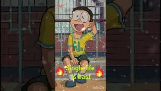 Nobita single boy attitude status #short 2023