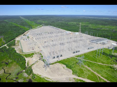 Poste à 735-315 kV dans la région du Saguenay–Lac-Saint-Jean