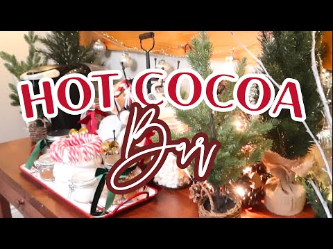 🎄 2024 Christmas Decorate With me | Cozy Christmas Decor | Christmas Hot Chocolate Bar 🎄