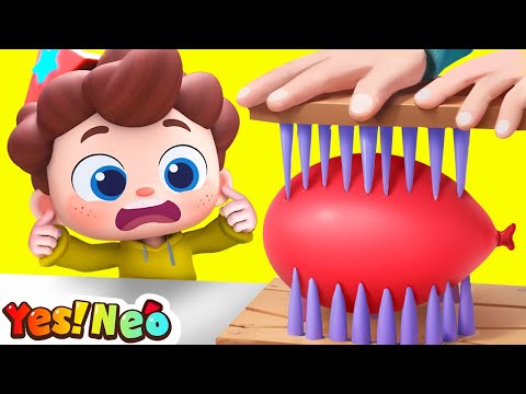 Balloon Pop Song | Educational | Learn Science for Kids | Nursery Rhymes & Kids Songs | Yes! Neo