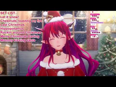 SantaRyS Sings Santa Baby 【IRyS' Christmas Unarchived Karaoke】