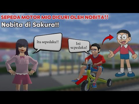 Mio's bike was stolen by Nobita| Sakura School Simulator