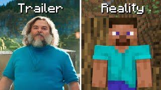 Minecraft Movie : Trailer vs Reality