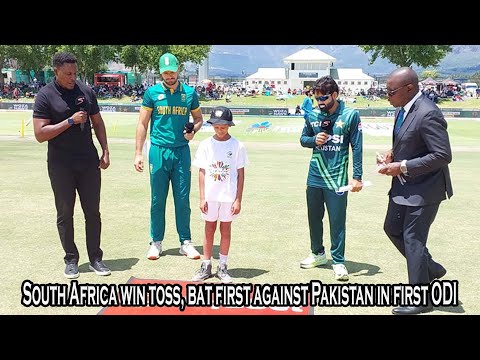 South Africa win toss, bat first against Pakistan in first ODI