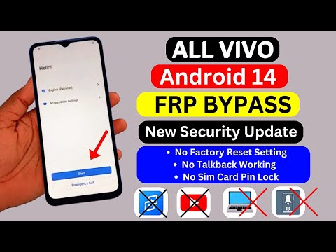 Vivo Android 14 Frp Bypass Without Pc | All Vivo Android 14 Frp Unlock | Vivo Google Account Bypass