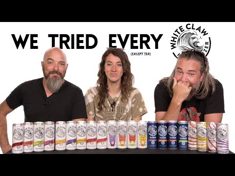 Whiskey nerds try every WHITE CLAW for the first time (except tea)