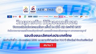 รร.ท.วัดมณีไพรสณฑ์-รร.บ้านเพี้ยฟานโนนสวรรค์/ชาย/ชิงอันดับ3/วิทยุการบินฯ มินิวอลเลย์บอล 2567รอบประเทศ