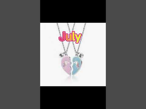 Your Month Your Bff Necklace