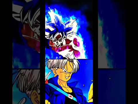 Goku vs trunks #edit #dragonball #anime #foryou #debate