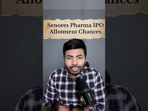 Senores Pharmaceutical IPO Allotment Matrix | Latest IPO GMP #shorts #latestipo #ipo #ipoalert