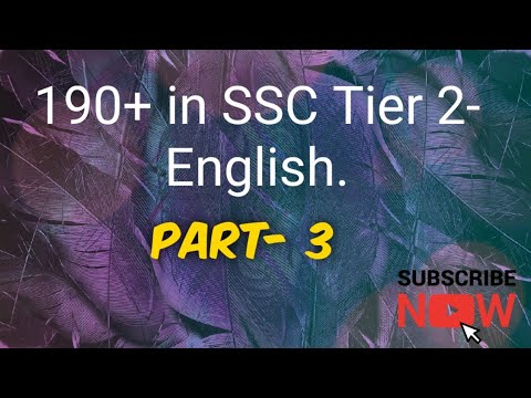 Part-3 Articles | SSC CGL | ENGLISH MAINS EXAM