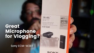 ECM-W2BT Sony Wireless Bluetooth Microphone Set. Unbox and Review