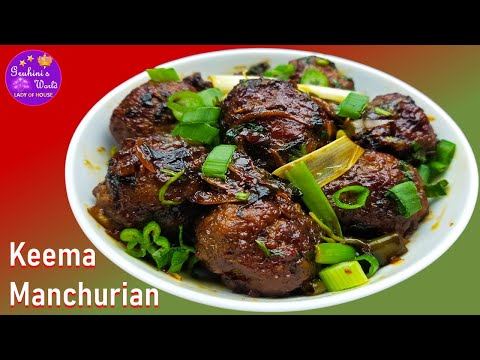 Best Indo Chinese Manchurian Recipe | Keema Manchurian recipe