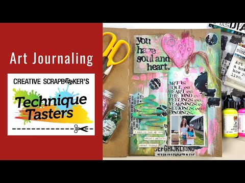 Art Journaling - Technique Tasters #347