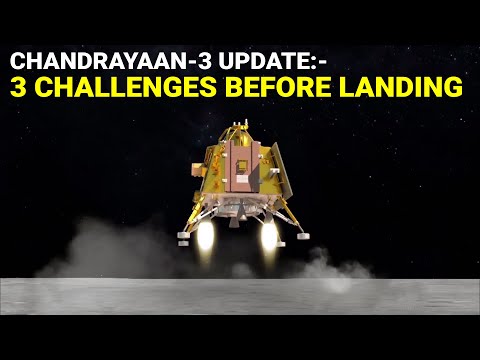 Challenges of Chandrayaan 3 before landing | ISRO's Lunar Mission soft landing on Moon