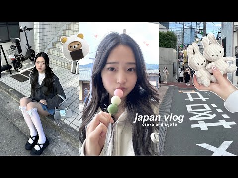 JAPAN VLOG🍡osaka & kyoto: universal nintendo world, arashiyama, miffy bakery, dotonbori, what i eat