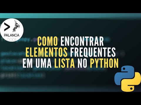 Tutorial Python | Como encontrar Elementos que mais se repetem em uma Lista com Python