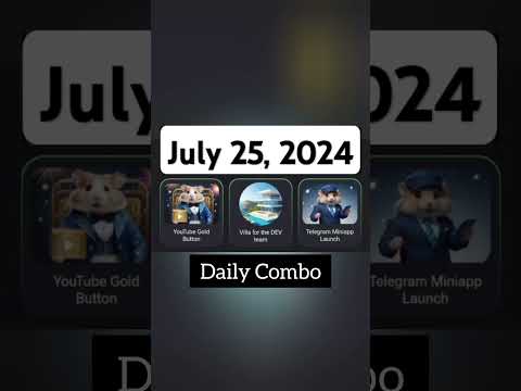 Hamster Kombat Daily Combo July 24 to 25 | Daily Combo Today