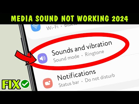 Media Sound Not Working Samsung (2024 Update ) | Samsung Sound Problem