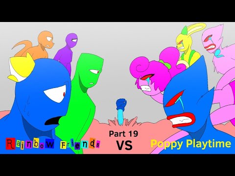 Rainbow Friends VS Poppy Playtime Part 19 Animation