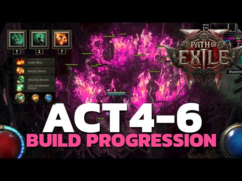 MY MINION BUILD PROGRESSION in Cruel Difficulty - Path of Exile 2