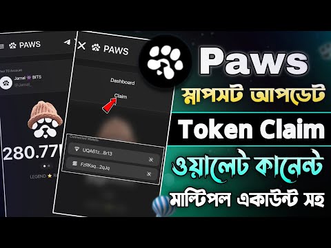 Paws Airdrop পেতে বাধ্যতামুলক Task কম্পিলিট করুন || Paws Airdrop New Update