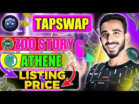 3 Airdrops New Updates | TapSwap Listing Update | Zoo Airdrop listing | Athene listing News#airdrops