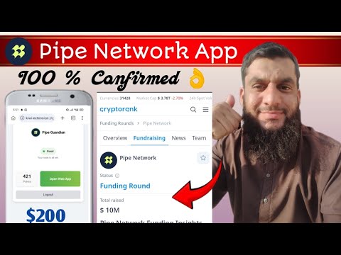 Pipe Network mining airdrop | free testnet airdrop | pipe Network airdrop full guide🔥🔥