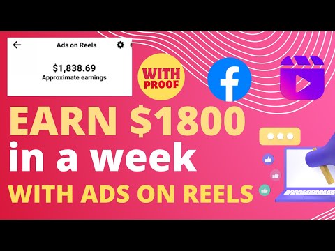 Earn $1800 in one week with Ads On Reels | Facebook Ads on Reels