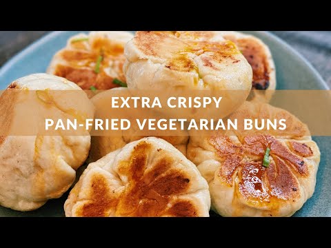 How to make the BEST Pan-Fried Vegetable Buns - 水煎包 (Shui Jian bao)