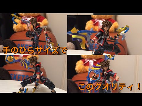 【KINGDOM HEARTS III BRING ARTS レビュー】キングダムハーツ3 の ソラ のフィギュア開封してみた！ キンハー KH ディズニー スクエニ ブリングアーツ