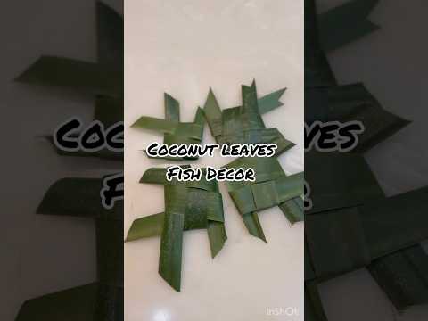 Coconut leaves Fish decor wall hanging #diy #happinessishandmade #craft #easy #simple#viralvideo