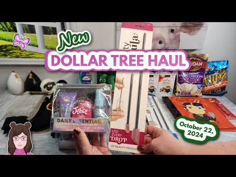 Awesome NEW DOLLAR TREE HAUL!  Amazing Finds!! October 22, 2024