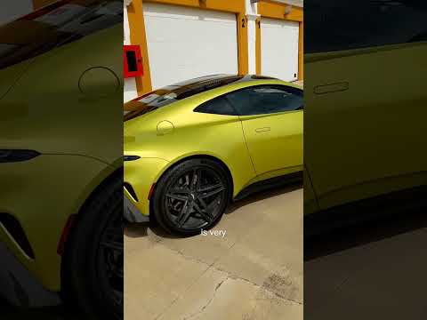 A walkaround of the new Aston Martin Vantage. 🚶‍♂️ #CarThrottle #shorts