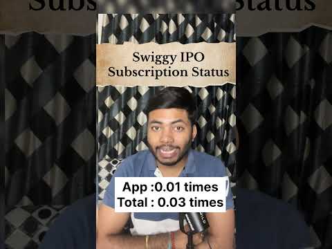 Swiggy IPO Current Subscription Status🔥| Latest IPO GMP #ipo #buyback #shortsfeed #hyundai