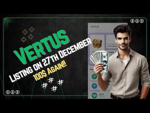 Vertus Airdrop Listing Confirmed | How To Earn More Points in Vertus! 4K