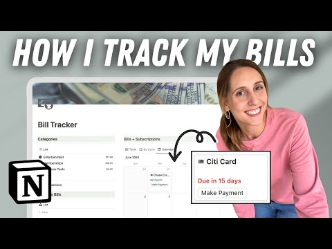 Build an Automated Bill Tracker with Me | Step-by-Step Notion Tutorial