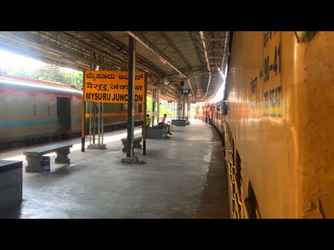 Mysore Kacheguda Express Departing From Mysore With Twins Alco🔥