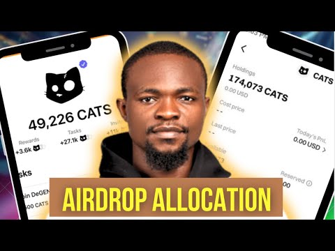 CATS AIRDROP: Allocation WITHDRAWAL RECEIVED on Exchanges || Bitget & ByBit Allocation