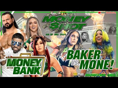 Max Wrestling's Money Shot- Money In The Bank! #moneyinthebank. #wwe. #aew. #mercedesmone.