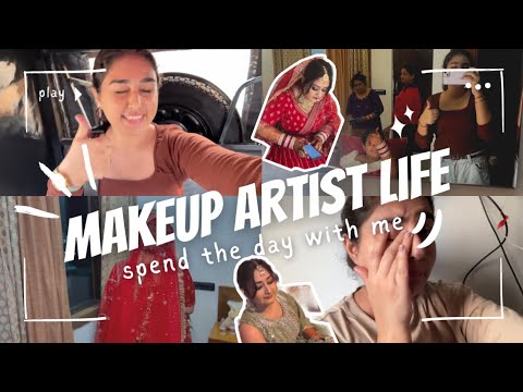 Life Of A Makeup Artist || How Did I Manage😰|| Vlog 17