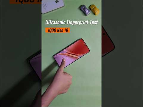 iQOO Neo10 Ultrasonic Fingerprint Test – How Secure Is It?" #iqooneo10 #shorts