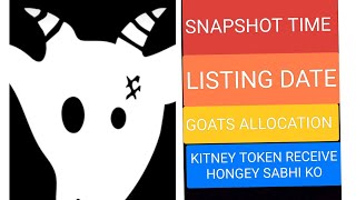 Goats Airdrop Listing | Goats Snapshot Time | Goats Withdraw Token