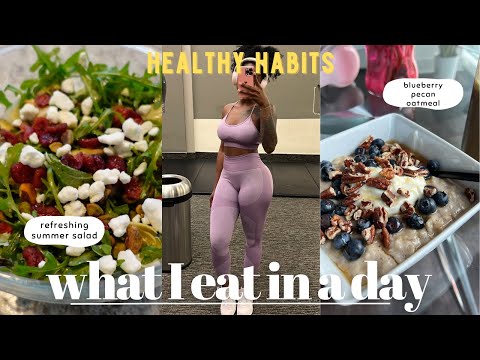 Waking up at 5am: what I EAT in a day + easy meals + workout class