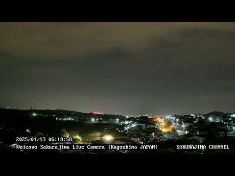 【絶景LIVE】桜島ライブカメラ（噴火・雲海・朝焼け・星空） live camera  volcano-Sakurajima ,Kagoshima,Japan