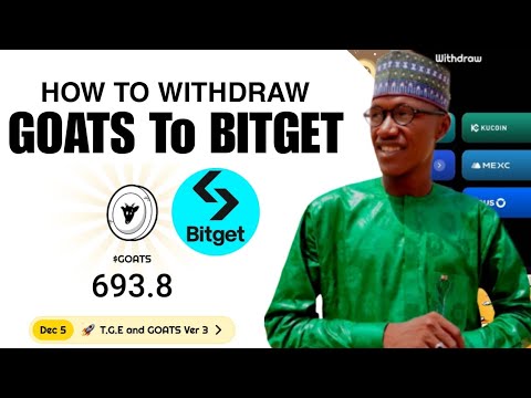 HOW TO WITHDRAW GOATS TO BITGET  |  HOW TO CLAIM GOATS AIRDROP TO EXCHANGERS